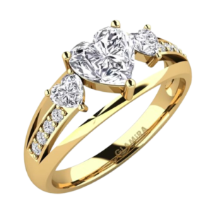 Anillo de Oro con Diamantes