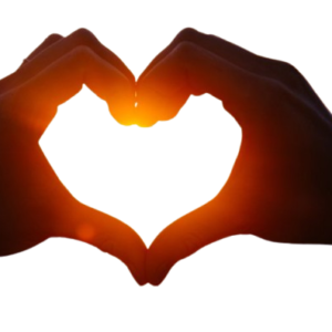 Manos en Forma de Corazón
